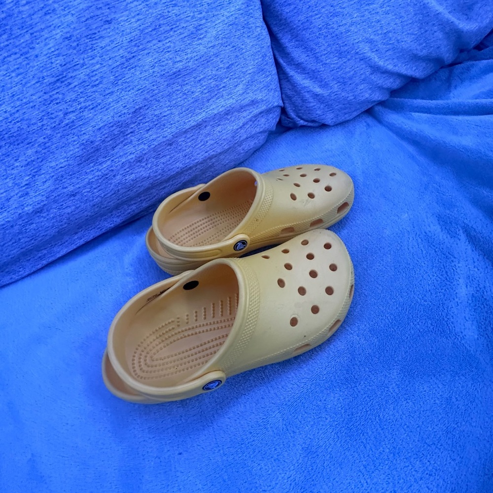 yellow crocs